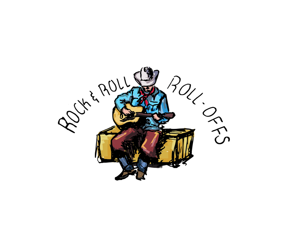 Rock & Roll Roll-Offs cowboy logo